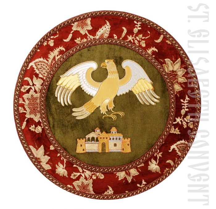 Embroidered Eagle rug