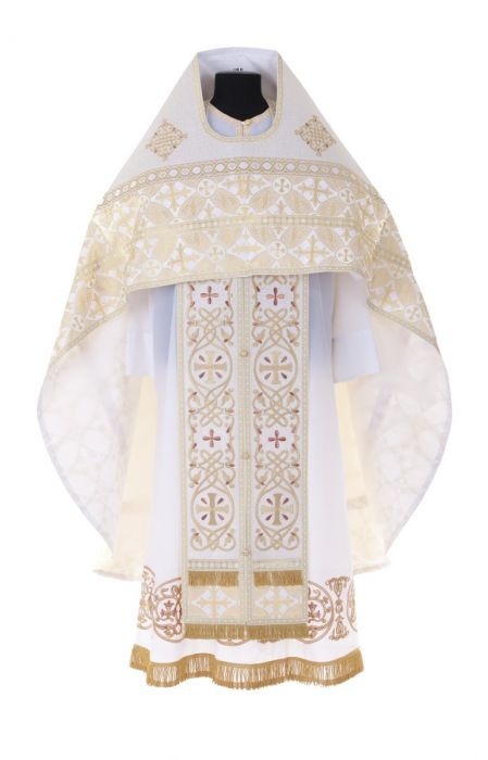 Russian Style Priest Vestment With Deesis Embroidery