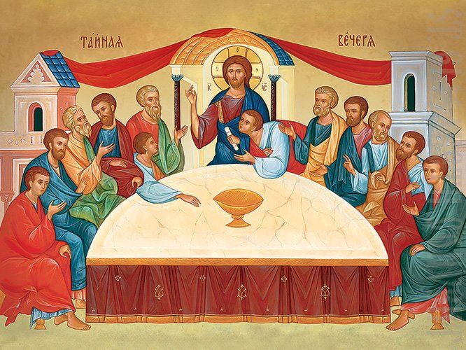 Printed Icon The Last Supper P032