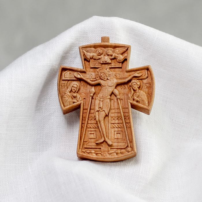 Byzantine Handcrafted Wooden Cross
