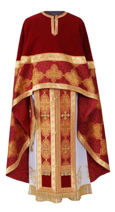 Red Velvet Priest Vestment