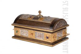 Gilded Reliquary For Holy Relics