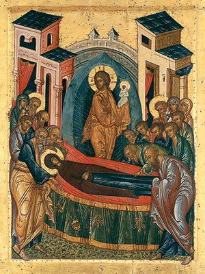 Dormition of the Theotokos Icon - Orthodox Icons of Theotokos