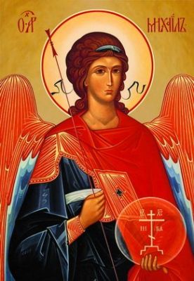 Painted Icon of Miracle of Archangel Michael at Chonae