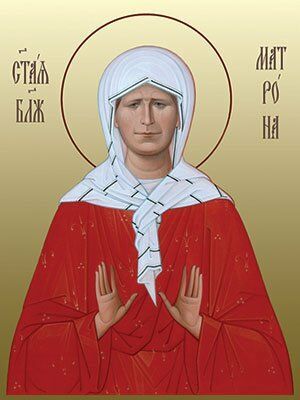 icon of St Matrona of Moscow
