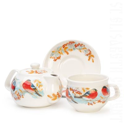 red robin tea set china