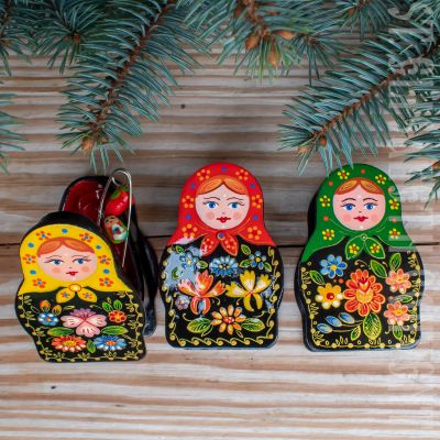 Lacquered Box Russian Doll