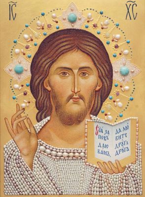Stone Icon Pantocrator