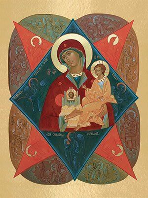 icon of the Mother of God the Unburnt Bush