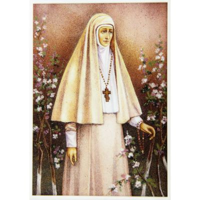 Icon of St Elisabeth from Gemstones