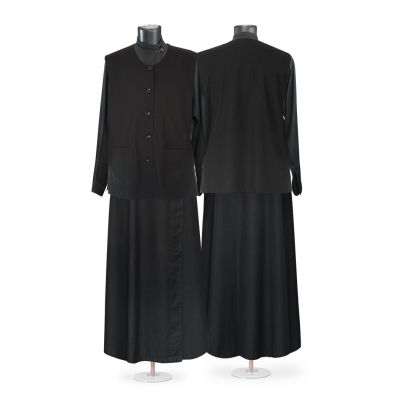 cotton blend nun's vest