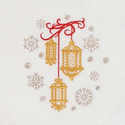 white linen festine table-napkin
