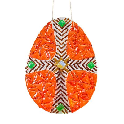 easter egg made of glass