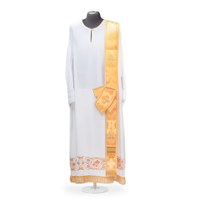 yellow deacon greek-style orarion 
