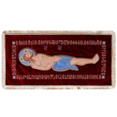 Embroidered Epitaphios of the Entombment of Christ