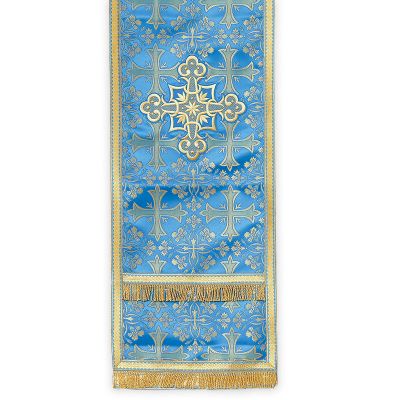 blue silk analogion cover