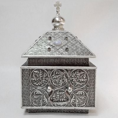 silver Handmade Reliquary for Holy Relics