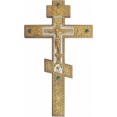 Handmade Holy Table Cross with the technique electrotype