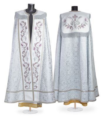 clergy cope vestment with embroidery