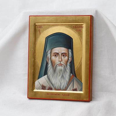 St Kallinikos of Edessa Painted Icon