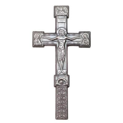 silver electrotype cross for a priest