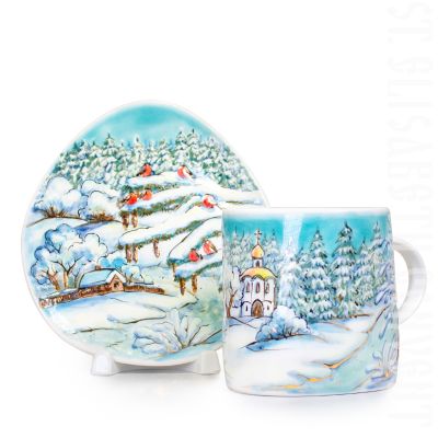 tea cup and saucer set gift for christmas