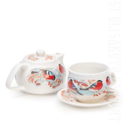 red robin tea set china