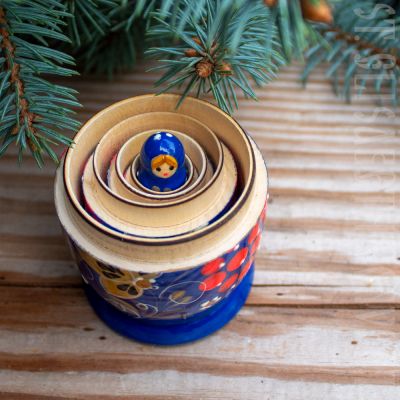 wooden Russian Nesting Doll souvenir
