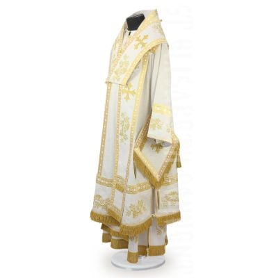 White bishop vestment