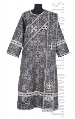 purple church silk protodeacon vestment
