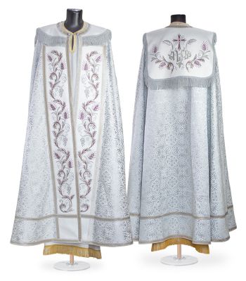 clergy cope vestment with embroidery