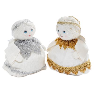 linen angels white with wings