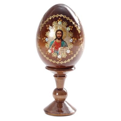 the Mother of God of the Unfading Boom icon on the egg