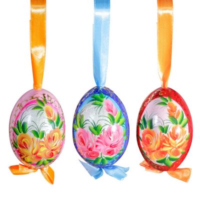 Easter Decoration Egg with Flowers