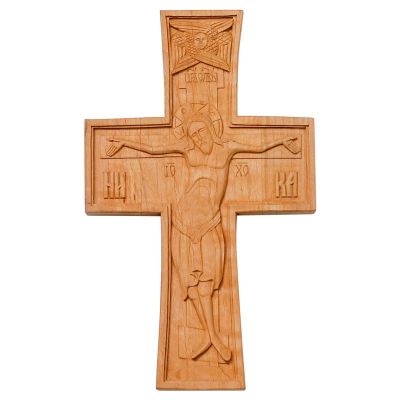 carved wooden cross