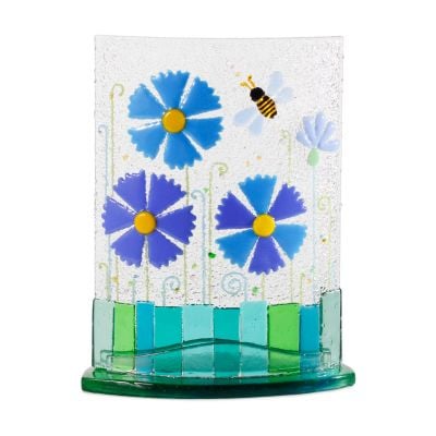 glass candleholder for Christmas 