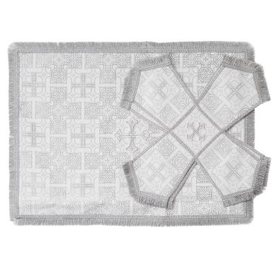 Chalice covers and veil for Lenten liturgies