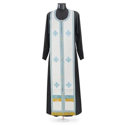 viscose rayon epitrachelion with crosses