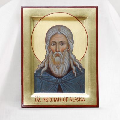 St Herman of Alaska hand-painted icons small