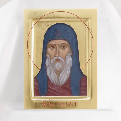 Venerable John Vishensky the Athonite monk icon hand-painted