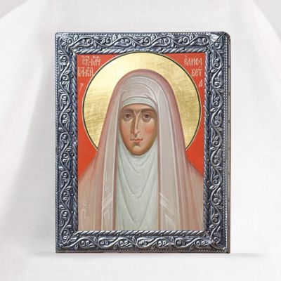 icon hand-painted of Saint Elisabeth The new Martyr