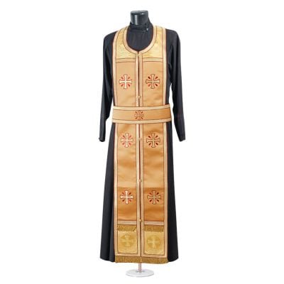 Russian-style priest vestment with cross medallion