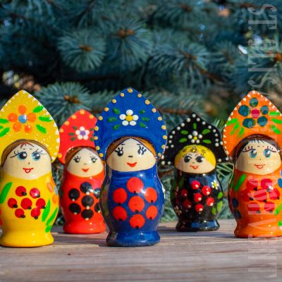 Doll in Kokoshnik Magnet