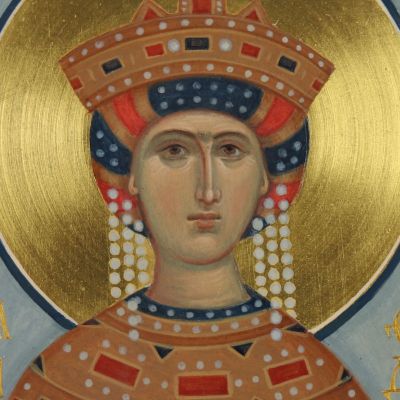 Hand-painted Icon of St. Theodora the Empress 