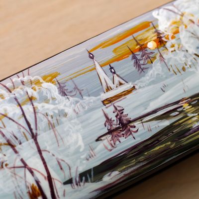 Painted Glasses Case