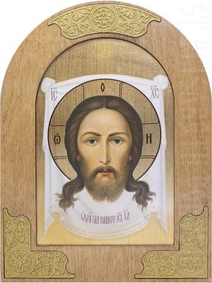 Arch wooden Icon Of Christ the Pantocrator 