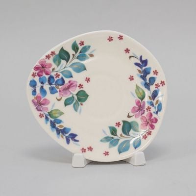 Flower cup and a saucer set 
