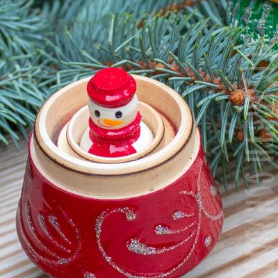 Christmas Tree folk toy , matryoshka, 