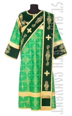 green protodeacon vestment