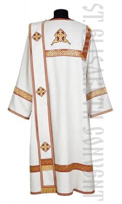 viscose rayon deacon's vestment front view